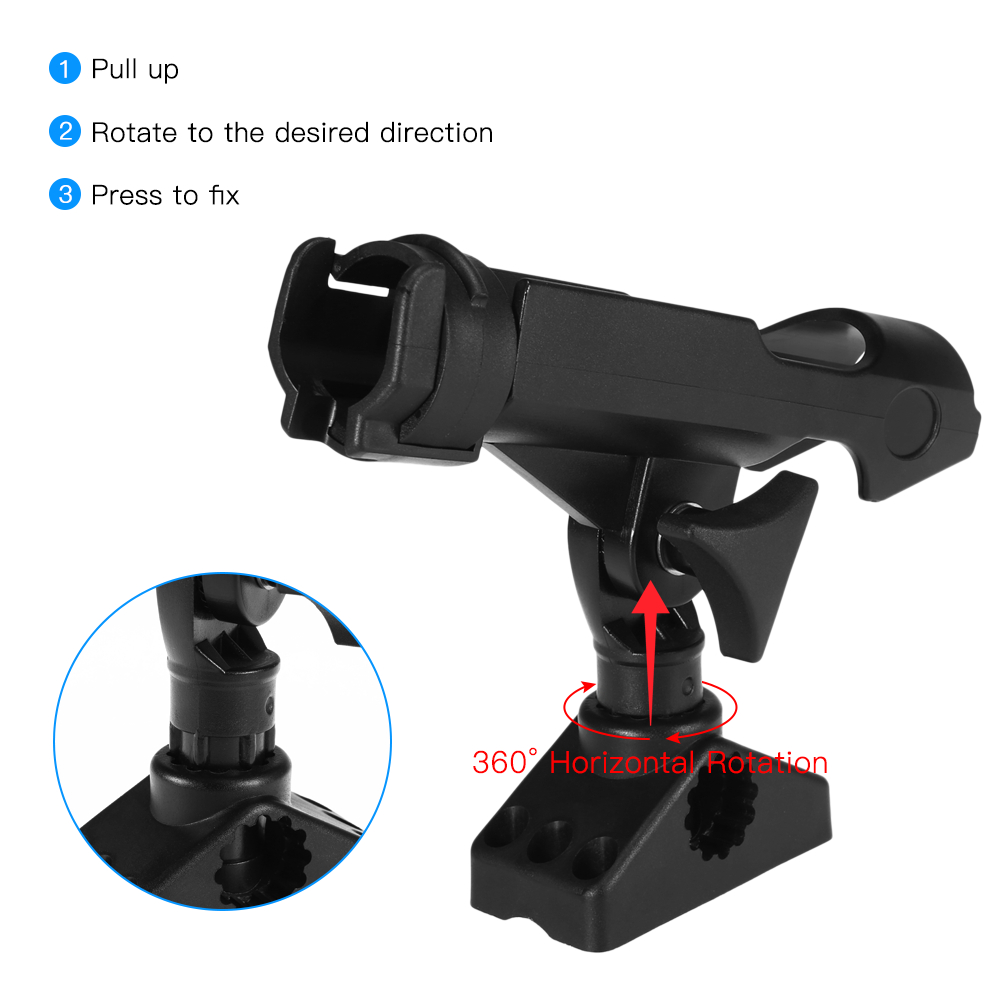 Fishing Boat Rods Holder Base  - Fishing Kayak Seat ulasan dan harga